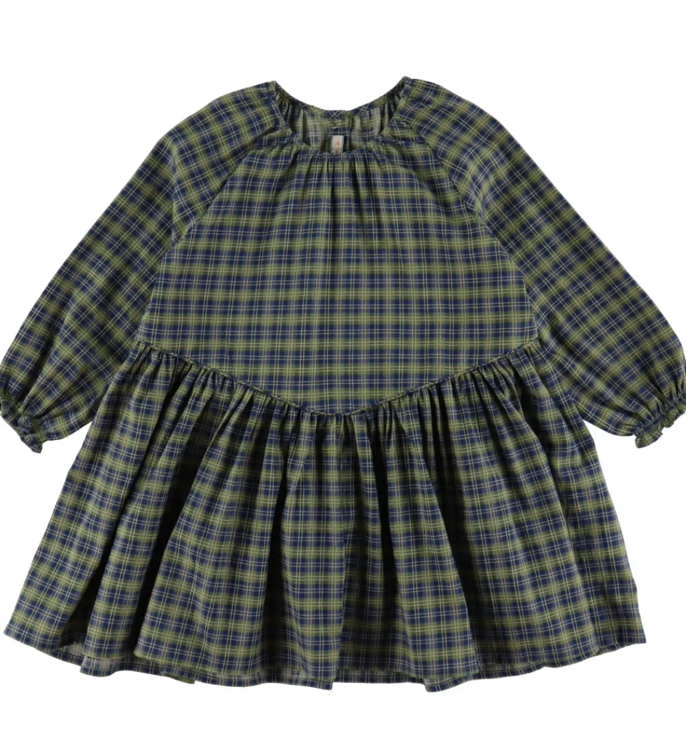 Kjole - Terre - Laurel Blue Check|Konges Sløjd Best