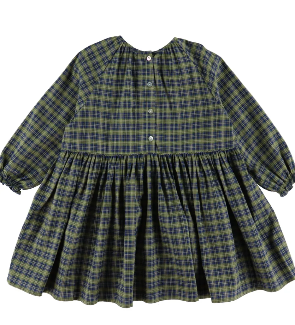 Kjole - Terre - Laurel Blue Check|Konges Sløjd Best