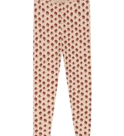 Leggings - Rib - Nia - Ruby Rose m. Hulmønster|Konges Sløjd New
