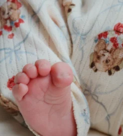 Leggings - Rib - Minnie - Puppy m. Hulmønster|Konges Sløjd New