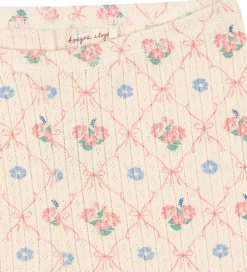 Leggings - Rib - Minnie - Fleur Decor m. Hulmønster|Konges Sløjd