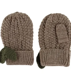 Luffer - Strik - Fruity - Bunny Brown Melange|Konges Sløjd New