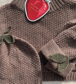 Luffer - Strik - Fruity - Bunny Brown Melange|Konges Sløjd New