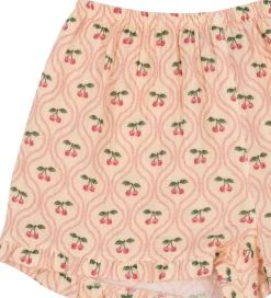 Shorts - Musselin - Coco - Cherry Pink Motif|Konges Sløjd Outlet