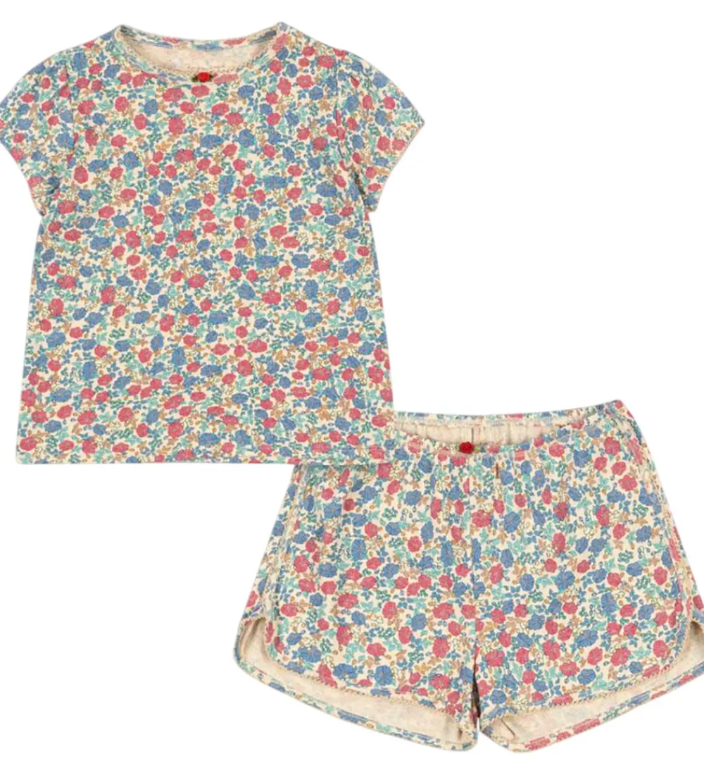 Shortssæt - T-shirt/Shorts - Jada - Fiola|Konges Sløjd Hot