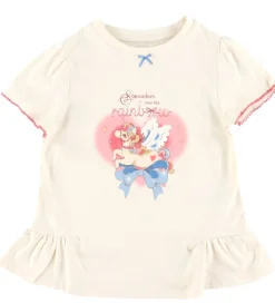 Shortssæt - T-shirt/Shorts - Famo Frill - Ecru|Konges Sløjd New