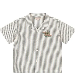 Skjorte - Elliot - Stripe Blue|Konges Sløjd Online