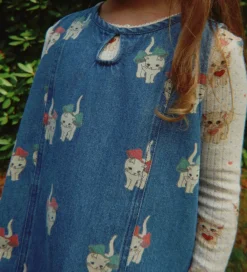 Spencer - Magot - Bow Kitty Denim|Konges Sløjd Online