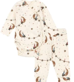 Sæt - Slå-om Body l/æ/Leggings - Luna|Konges Sløjd