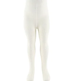 Strømpebukser - Bomuld/Uld - Off White|Konges Sløjd Outlet