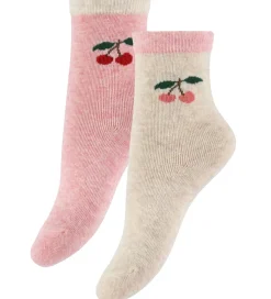 Strømper - 2-pak - Cherry|Konges Sløjd New