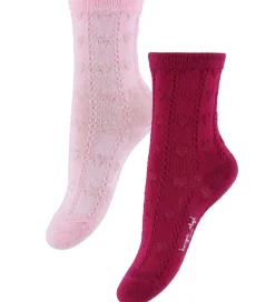 Strømper - 2-pak - Heart Mix|Konges Sløjd Online