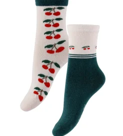 Strømper - 2-pak - Cherry Mix|Konges Sløjd Sale