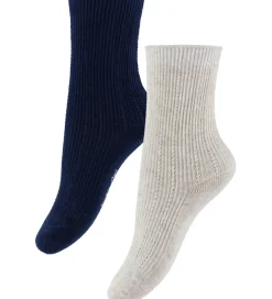 Strømper - Rib - 2-pak - Pontelle - Mix Pack|Konges Sløjd Discount