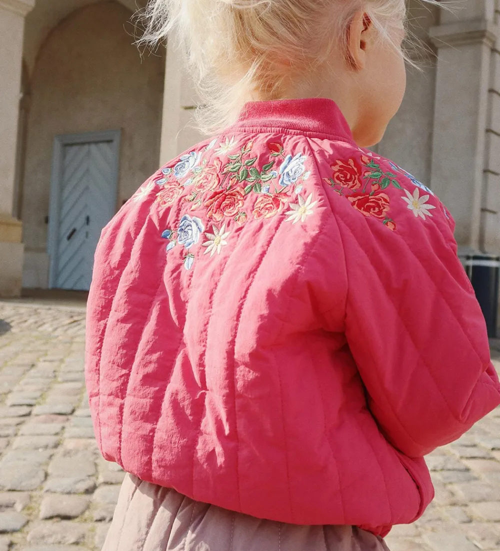 Termojakke - Juno Bomber - Raspberry Wine|Konges Sløjd Hot