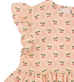 Top - Musselin - Coco - Cherry Pink Motif|Konges Sløjd New