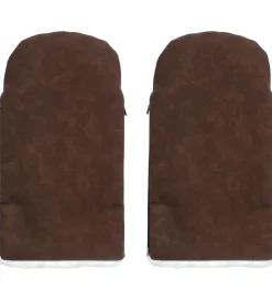 Barnevognshandsker - Østerbro - Chocolate Brown Faux|KongWalther