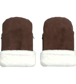 Barnevognshandsker - Østerbro - Chocolate Brown Faux|KongWalther