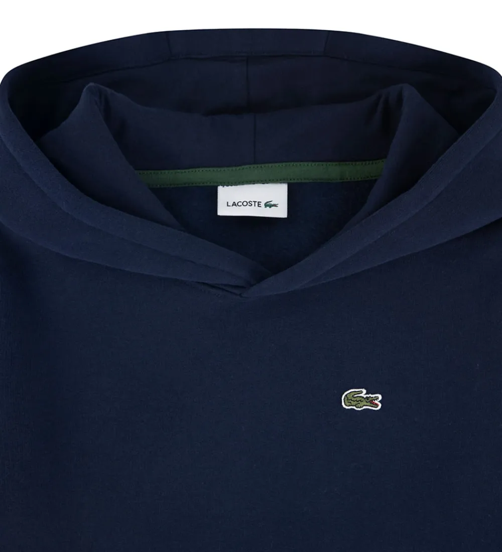 Hættetrøje - Marine|Lacoste Outlet
