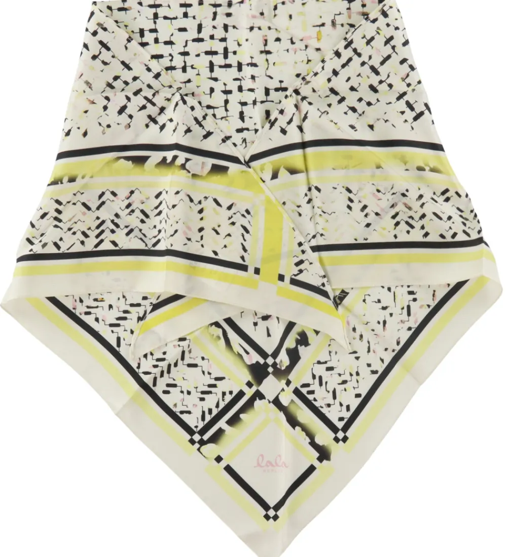 Tørklæde - Triangle Aina - Floral Leo Sunflower|Lala Berlin