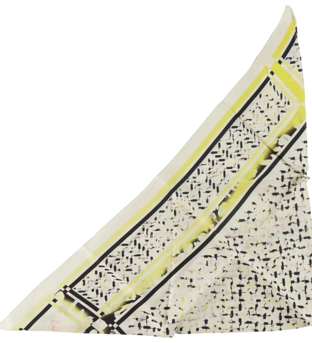 Tørklæde - Triangle Aina - Floral Leo Sunflower|Lala Berlin