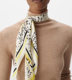 Tørklæde - Triangle Aina - Floral Leo Sunflower|Lala Berlin