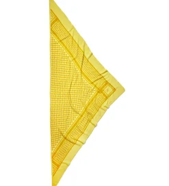 Tørklæde - Triangle Trinity Classic M - Gul|Lala Berlin