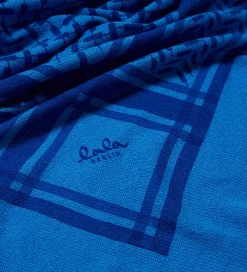 Tørklæde - Triangle Trinity Classic M - Blå|Lala Berlin Hot