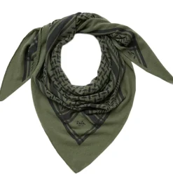 Tørklæde - 162x85 - Triangle Trinity - Moss/Asphalt|Lala Berlin Hot