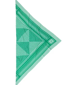 Tørklæde - 162x85 - Triangle Puzzle - Goryeo/Grøn|Lala Berlin Best