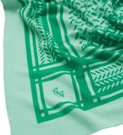 Tørklæde - 162x85 - Triangle Puzzle - Goryeo/Grøn|Lala Berlin Best