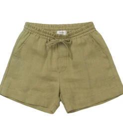 Shorts - Hør - Wilson - Khaki|Lalaby Online