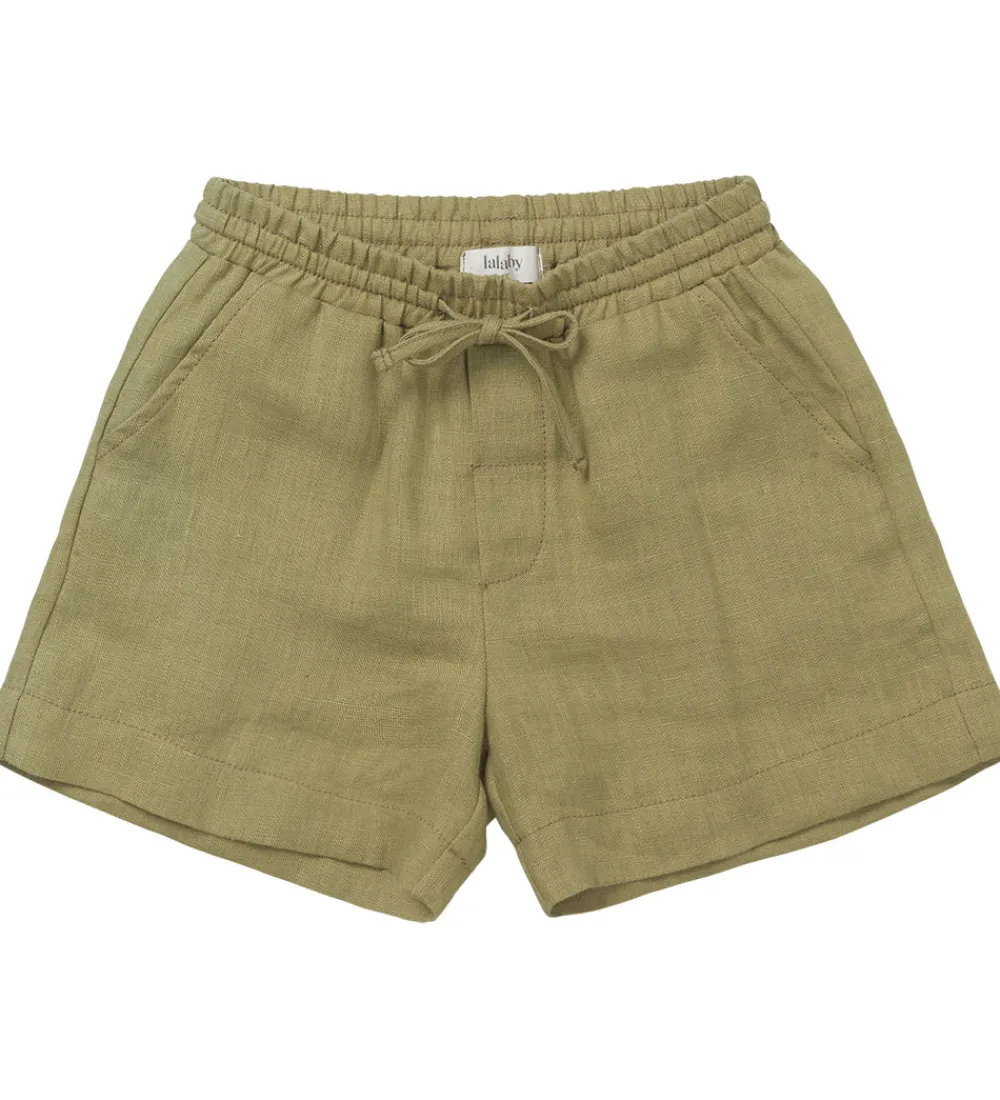 Shorts - Hør - Wilson - Khaki|Lalaby Online