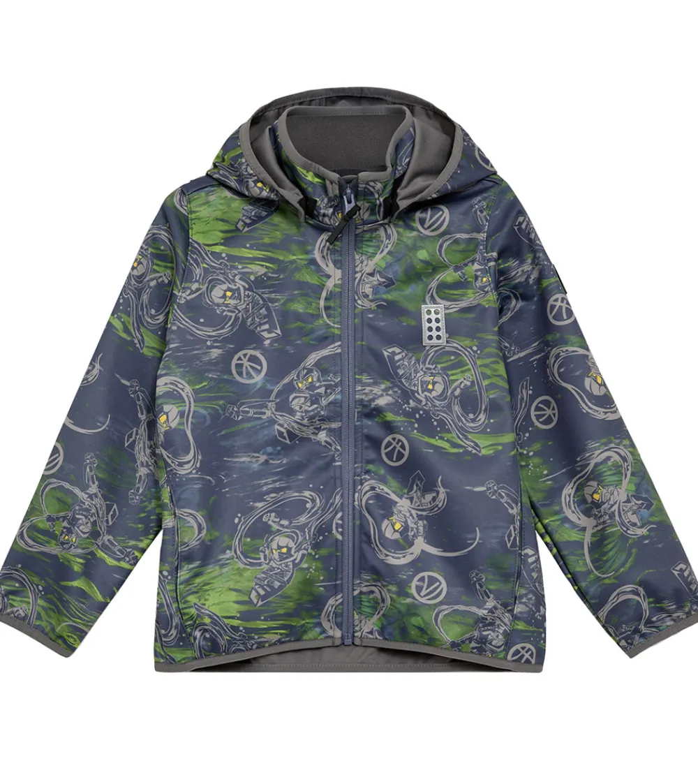 LEGO® Ninjago Softshelljakke - LWSaku 200 - Dark Blue m. Print|LEGO® Wear Outlet