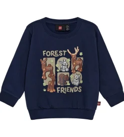 Duplo Sweatshirt - Mørkeblå m. Dyr|LEGO® Wear Sale