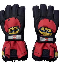 Handsker - LWAgan 811 - Sort/Rød|LEGO® Wear Hot