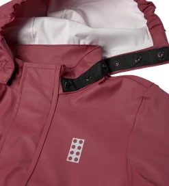 Regntøj m. Seler - PU - LWJivan 200 - Mørk Rosa|LEGO® Wear Discount