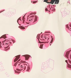 T-shirt - LwtAja - Hvid m. Roser|LEGO® Wear