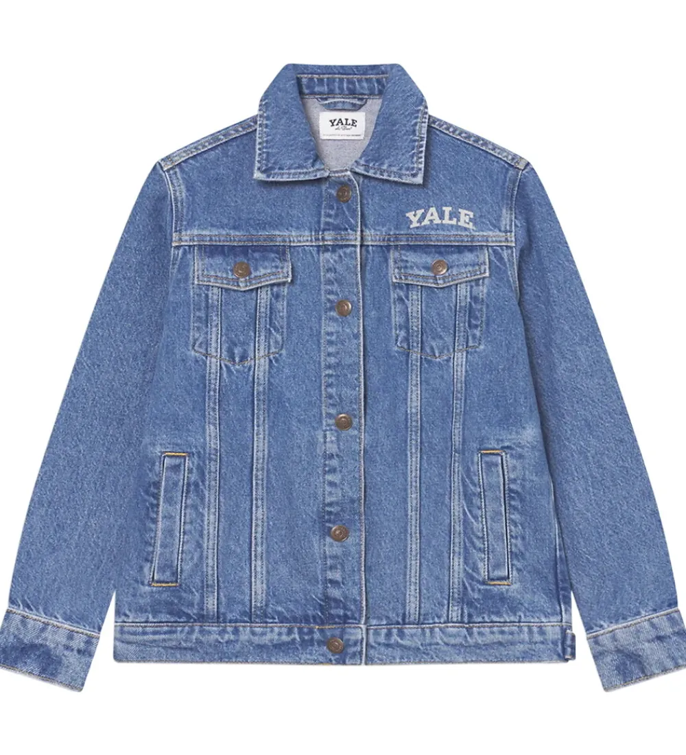 Denimjakke - Rally Yale - Medium Indigo Wash|Les Deux Discount