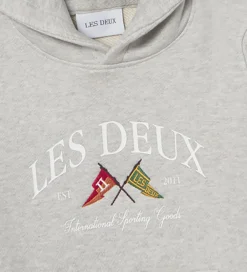 Hættetrøje - Ivy League - Snow Melange|Les Deux Outlet