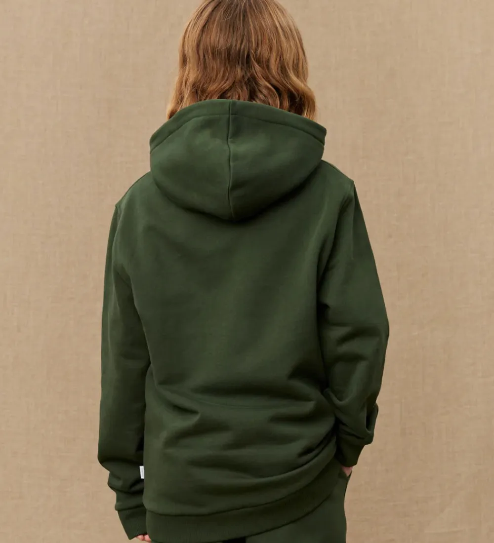 Hættetrøje - Yale - Grøn/Sort|Les Deux Best