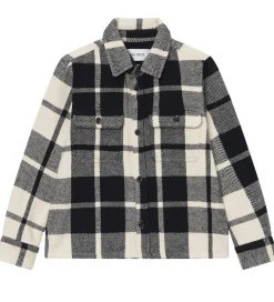 Skjorte - Joseph Check - Black/Ivory|Les Deux Best