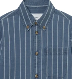 Skjorte - Kash Indigo Stripe - Denim Blue|Les Deux Best