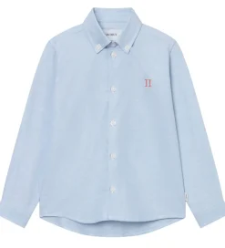 Skjorte - Konrad Contrast Oxford - Light Blue|Les Deux Outlet