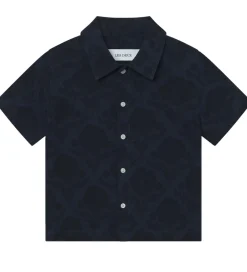 Skjorte - Lesley Flower Tile - Navy/Dark Navy|Les Deux