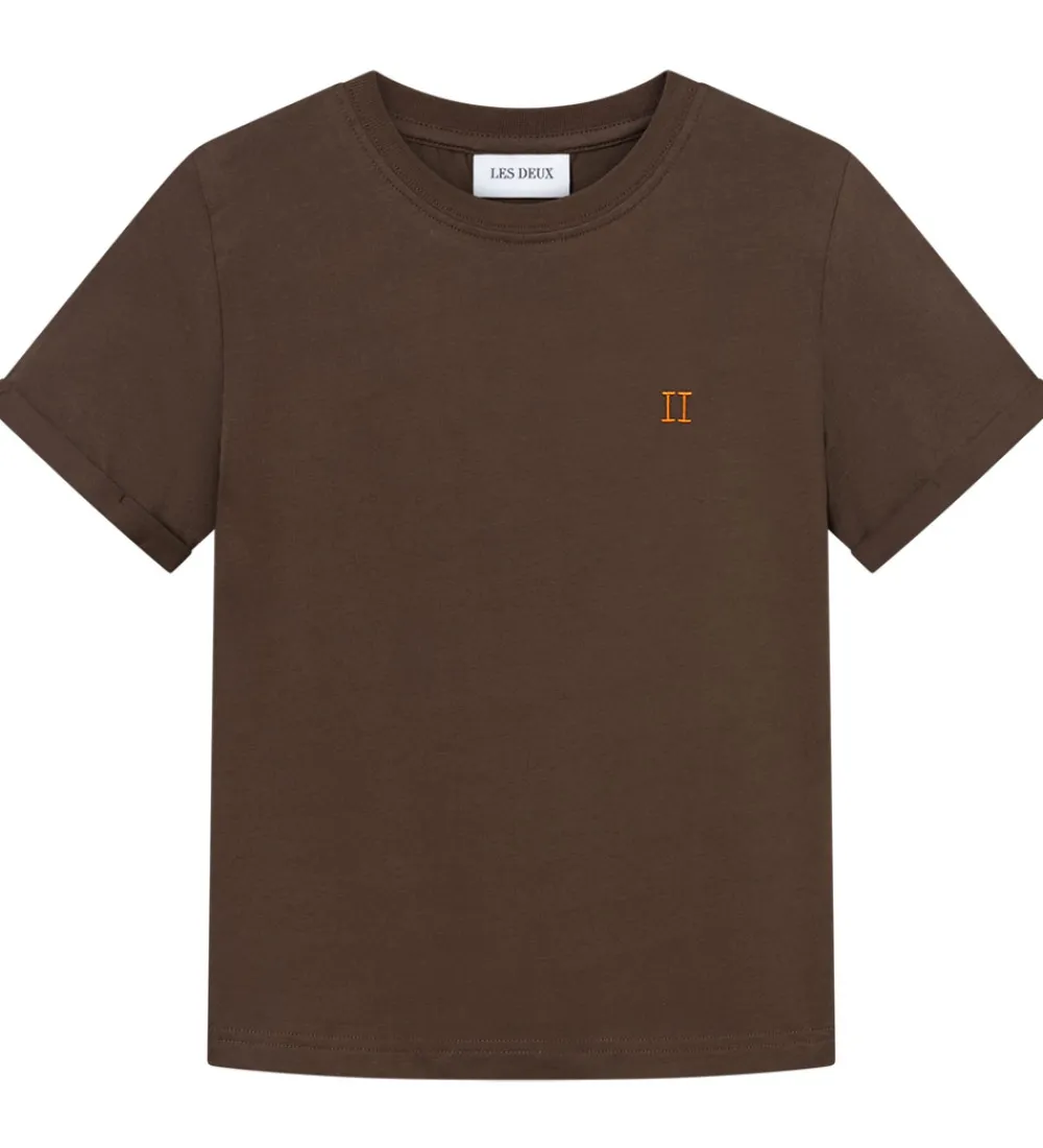 T-shirt - Norregaard - Slate Brown|Les Deux Hot