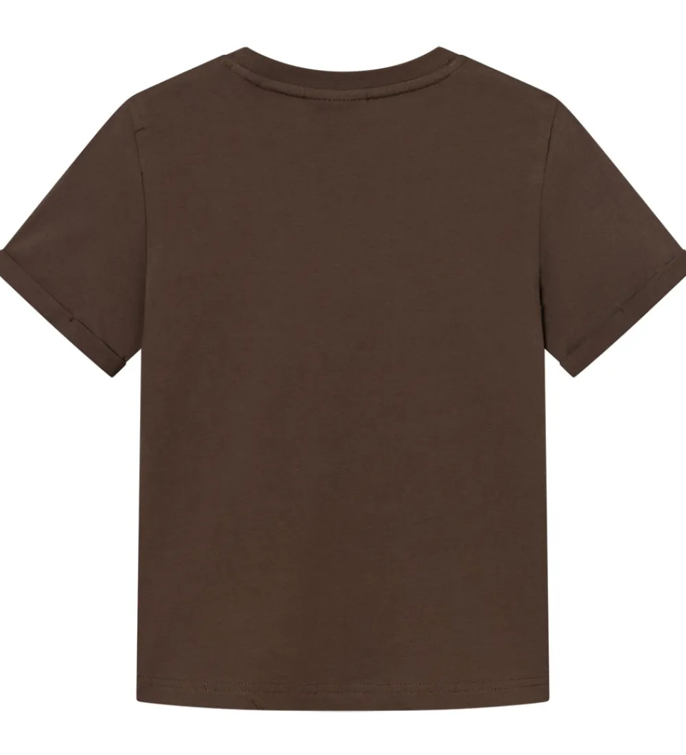 T-shirt - Norregaard - Slate Brown|Les Deux Hot