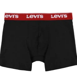 Boxershorts - 3-pak - Black/Gråmeleret|Levis Clearance