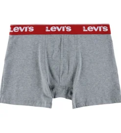 Boxershorts - 3-pak - Black/Gråmeleret|Levis Clearance