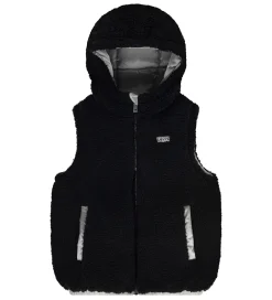 Dynevest m. Fleece - Vendbar - Sølv/Sort|Levis Sale